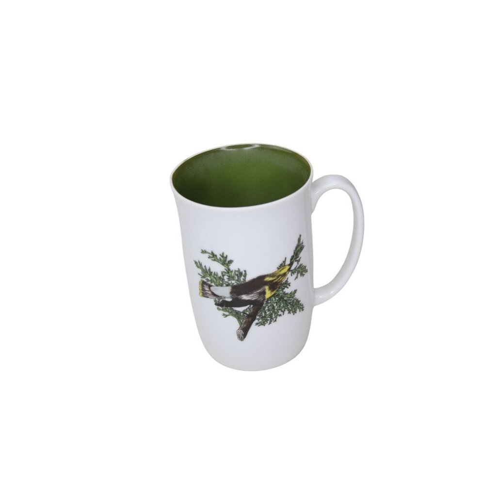 Neiman Marcus Fitz & Floyd Finch Bird Yellow Head Mug Cup China 91880